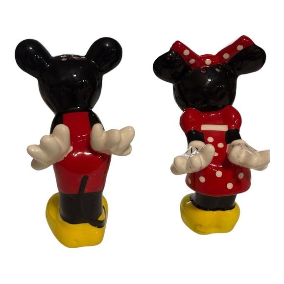 Disney Mickey and Minnie Salt & Pepper Shakers Minnie and Minnie Kiss Shakers - Picture 14 of 16
